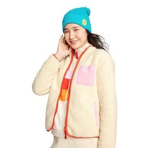 NWT S Women's Contrast Pocket Sherpa Jacket - LEGO Collection x Target Cre…